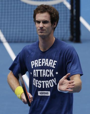 Murray spiega la sua 'tattica' agli Australian Open 2013. Ap